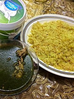 صورة لوصفة ملوخية بالدجاج