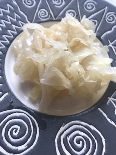 Una foto de Chucrut o Sauerkraut