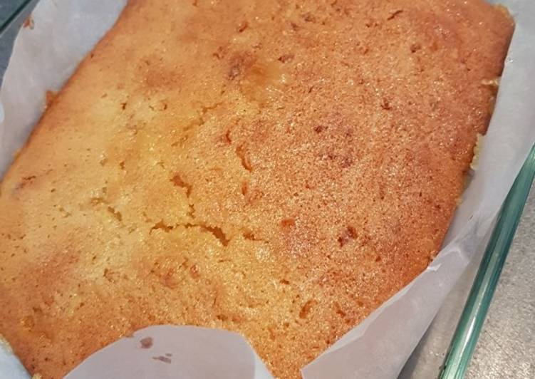 Simple Way to Make Ultimate Squidgy lemon drizzle
