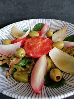 Una foto de Ensalada de verduras asadas