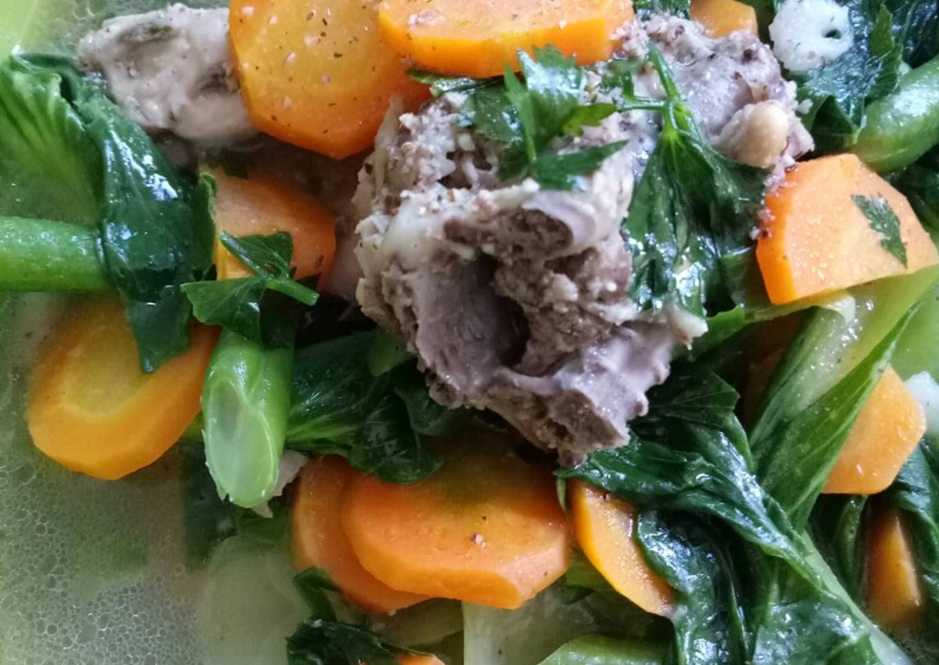 Sop ayam sederhana