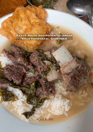 Foto resep Sayur becek daging/iga/tulangan