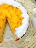 Layer Cake tres leches y melocotón