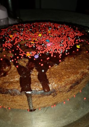 Una foto de Torta de chocolate al microondas
