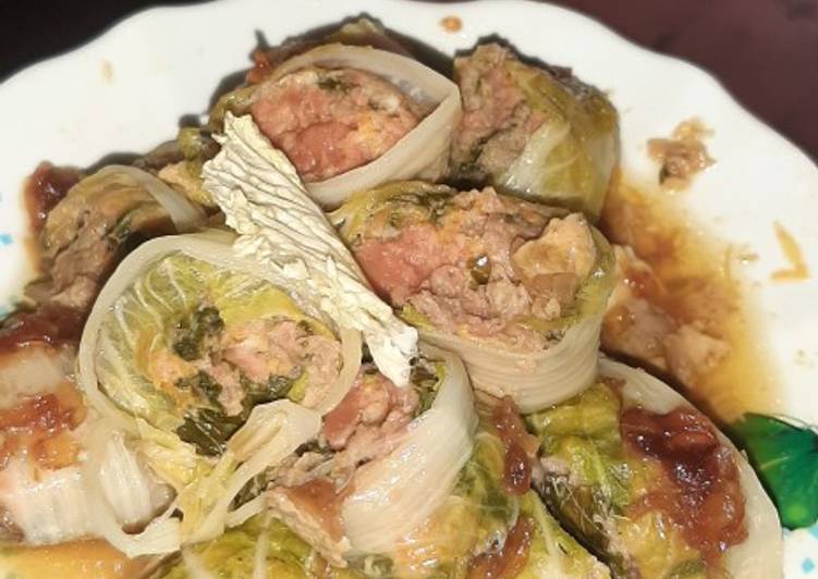 Bumbu Beef gulung sawi | Langkah Membuat Beef gulung sawi Yang Lezat Sekali