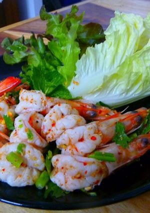 รูปของ ลาบกุ้งสด