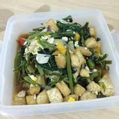 Tumis kangkung tahu telur রেসিপির প্রধান ছবি