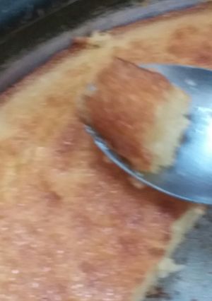 صورة لوصفة بسبوسه بطريقتي