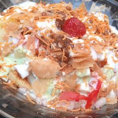 Alu chaat 🥄🥄🥄 A picture of Alu chaat 🥄🥄🥄.