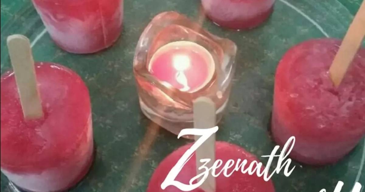 Jelly Crystal Lollies Recipe by ZMA Cookpad