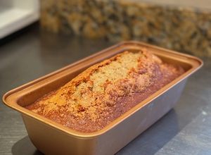 Una foto de Budín de banana