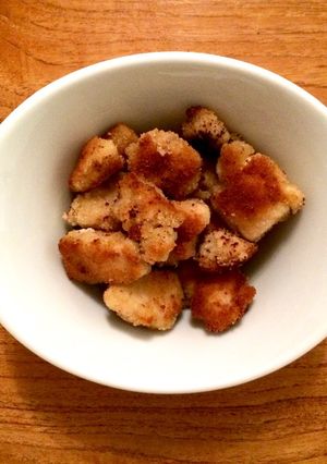 Una foto de Nuggets de pollo caseros + Tipp de cómo hacerlos al estilo McDonald's 