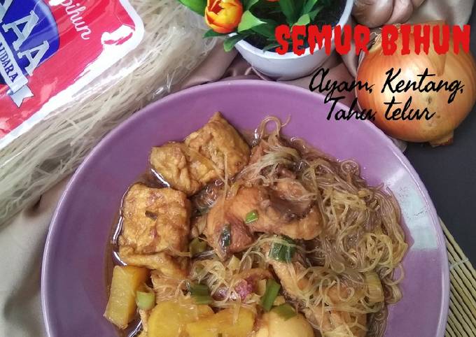 Resep Semur Bihun Ayam Kentang Tahu Telur Oleh Dewi Saraswati