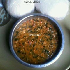 A picture of Moringa soup.