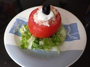 Una foto de tomates rellenos muy fáciles