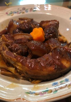 Hình của món Cá kho thịt 3 chỉ.