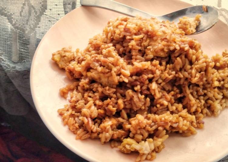 Easiest Way to Make Speedy Egg and Sweet Soy Sauce Fried Rice