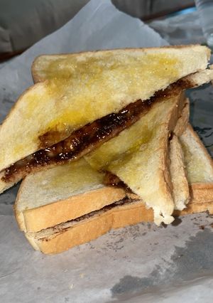 Foto resep Roti Panggang Pisang Coklat Madu