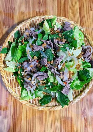Hình của món Gỏi bò.