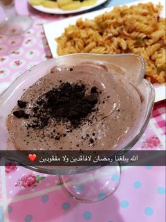 صورة لوصفة حلا البسكويت من تأليفي ☺️💙