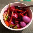 How to make instant vinegar & onion pickle