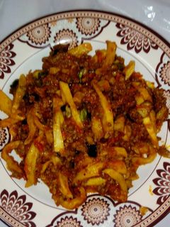 صورة لوصفة مسقعه باللحمة المفرومة