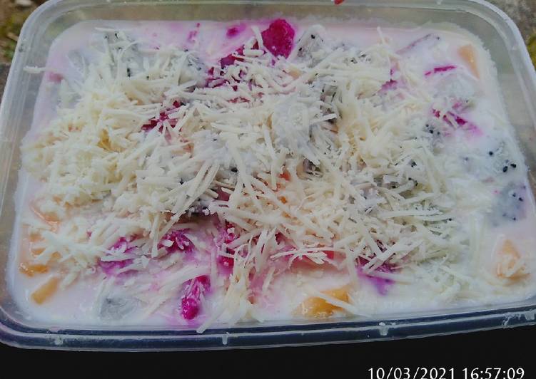 Resep Populer Salad buah mayo sehat Gurih Mantul