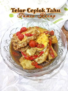 Foto resep Telor Ceplok Tahu Tumis Kecap