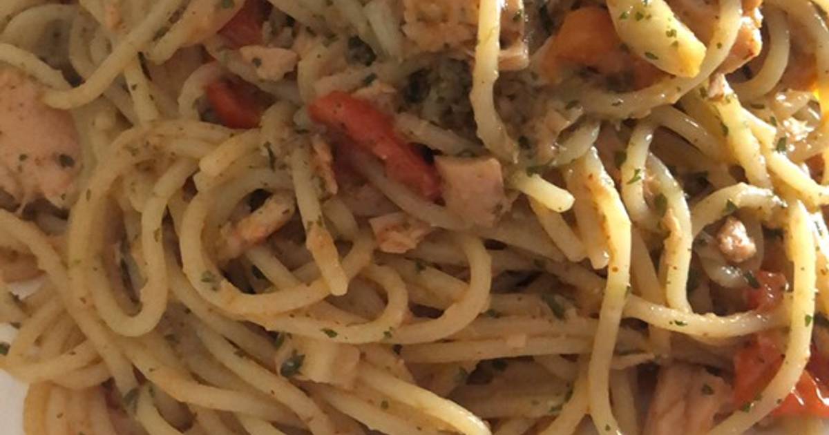 Resep Tuna Aglio Olio oleh Nadya Isabella Gladische Cookpad