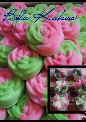 Foto resep Bolu Kukus Mawar / Mekar