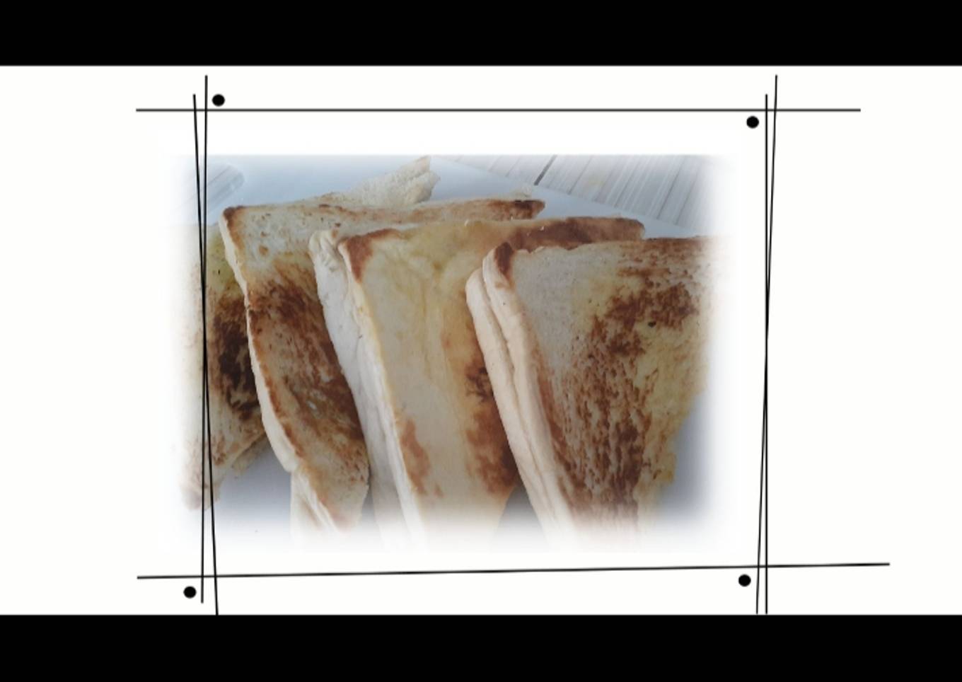 Roti bakar white coffee