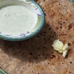 A picture of Left over Daal Paratha 🤤.