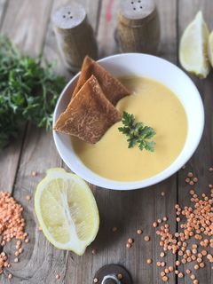صورة لوصفة شوربة العدس