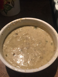 Una foto de Crema de jalapeños