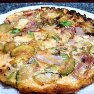 Frittata de zucchini, tortilla italiana!!