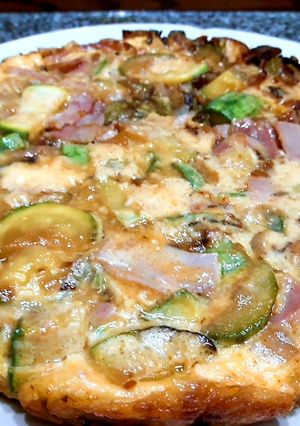 Una foto de Frittata de zucchini, tortilla italiana!!