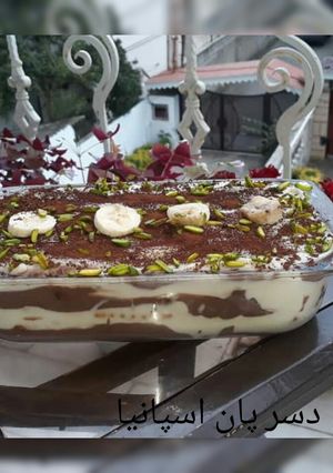 عکسی از دستور دسر پان اسپانیا