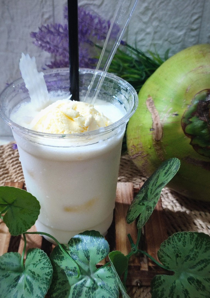 Gambar Coconut Shake Float