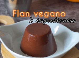 Foto principal de Flan vegano 2 ingredientes
