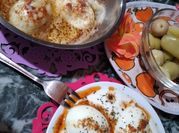 A picture of salty boiled egg