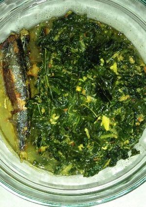 Foto resep Pindang daun singkong