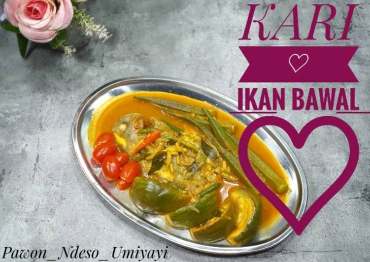 makanan 56. KARI IKAN BAWAL Ala India Muslim (Mamaq) Jadi, Enak Banget