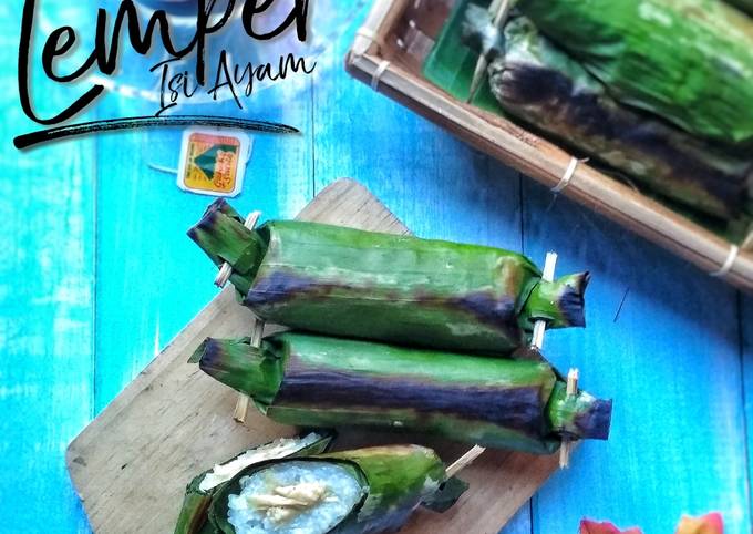 Lemper Isi Ayam