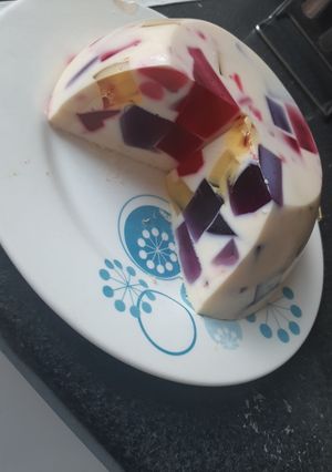 Una foto de Arcoíris de gelatina