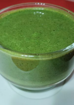 पुदिना चटणी (Pudina Chutney Recipe In Marathi) रेसिपी चे मुख्य फोटो 