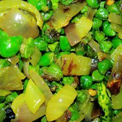 A picture of Bhunji huyi Hara Chana.