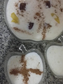 Una foto de Arroz con leche cremoso