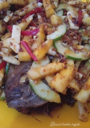 Foto resep Ikan Bawal Bumbu Rujak