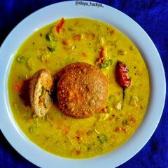 A picture of Millet cutlet in coconut greavy.