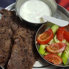 A picture of Ragi chilla.